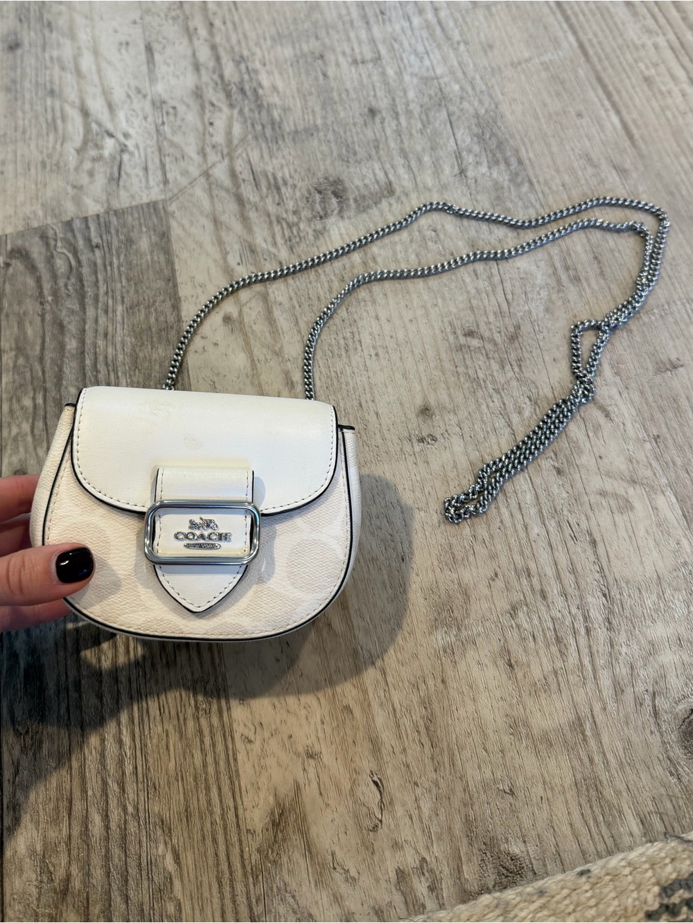 Coach Morgan Card Case on chain